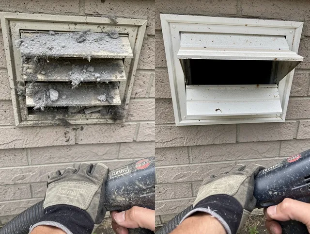 Professional dryer exhaust vent cleaning by Portsmouth Dryer Vent Cleaning in Portsmouth