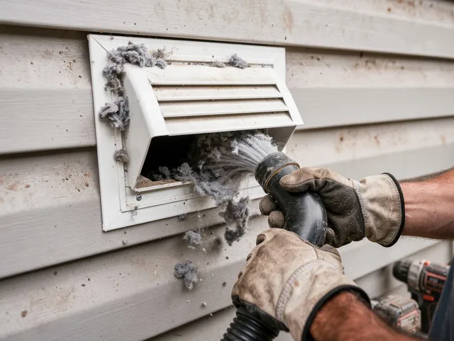 Professional dryer vent cleaning by Portsmouth Dryer Vent Cleaning in Portsmouth