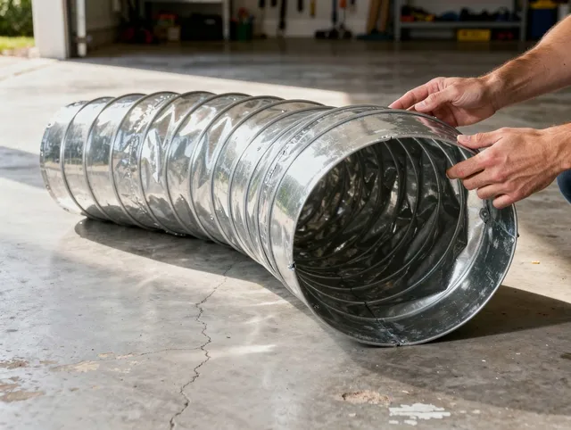 Portsmouth Dryer Vent Cleaning specialist using advanced equipment for thorough duct cleaning in Portsmouth