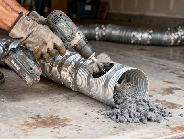 Professional duct cleaning by Portsmouth Dryer Vent Cleaning in Portsmouth