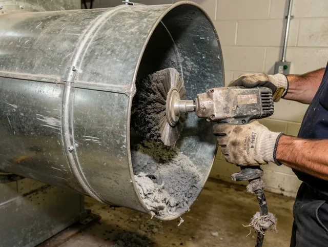 Industrial-grade dryer vent cleaning by Portsmouth Dryer Vent Cleaning in Portsmouth